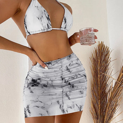 Bikini fendu Combinaison trois pièces
