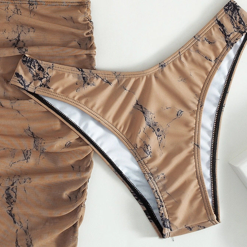  Bikini fendu Combinaison trois pièces